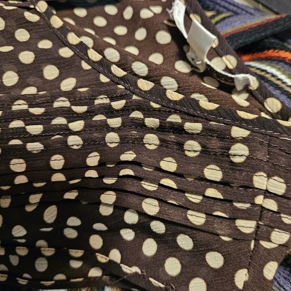 Sandra Darren brown sleeveless dress size 12 - Picture 7 of 13